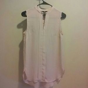 Loose fit, long blouse with buckle collar